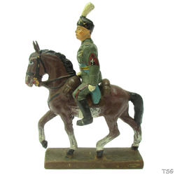Lineol Benito Mussolini zu Pferd