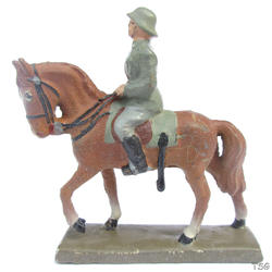 Lineol Infanterie-Hauptmann zu Pferd, mit gezogenem Degen