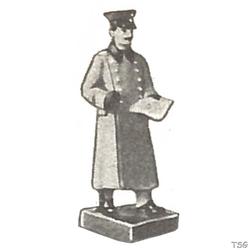 Lineol Offizier stehend, mit Karte