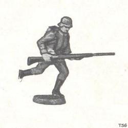 Elastolin Soldat stürmend, mit Gewehr