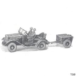 Tipp & Co Kübelwagen mit Munitionsanhänger