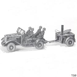 Tipp & Co Kübelwagen mit Feldküchenanhänger