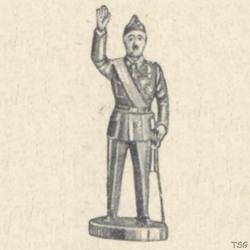 Elastolin General Francisco Franco Behamonde stehend