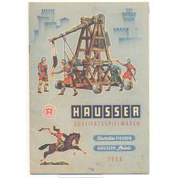 Elastolin Hausser Kundenkatalog 1958