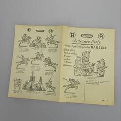 Elastolin Hausser Handzettel 1957