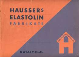 Elastolin Katalog »F« HAUSSERS ELASTOLIN FABRIKATE, 1931, O&M HAUSSER, LUDWIGSBURG