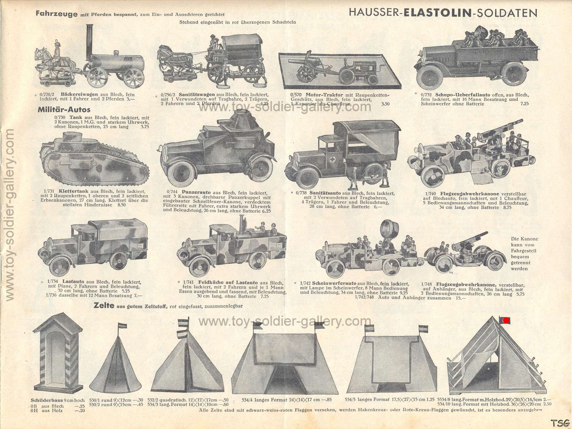Elastolin, HAUSSER-Elastolin Soldaten (196) - 1934, Seite 5