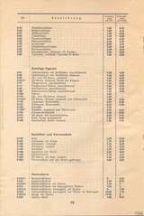 Lineol, Preisliste 1935 für die echten LINEOL-Soldaten, Fahrzeuge, Figuren und Tiere, Seite 12