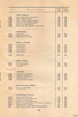 Lineol, Preisliste 1935 für die echten LINEOL-Soldaten, Fahrzeuge, Figuren und Tiere, Seite 13