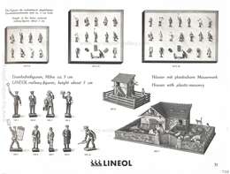 Lineol, Lineol - Spezial Katalog Nr. 10, Special Catalogue No. 10 (deutsch / englisch) - 1937, Seite 31