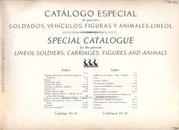 Lineol, Lineol - Especial Catálogo no. 10, Special Catalogue No. 10 (spanisch / englisch) - 1937, Seite 1