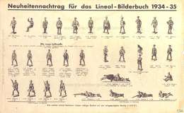 Lineol Neuheitennachtrag für das Lineol-Bilderbuch 1934-35