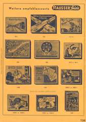 Elastolin, Preisblatt »F« 1938 - 1939 über HAUSSERS Elastolin FABRIKATE UND FEINE HOLZSPIELWAREN, Ausgabe Juli 1938, Seite 38