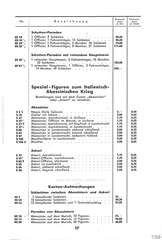Lineol, Preisliste 1936 für die echten LINEOL-Soldaten, Fahrzeuge, Figuren und Tiere, Seite 17