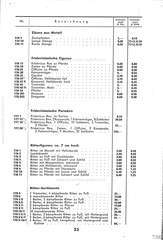 Lineol, Preisliste 1936 für die echten LINEOL-Soldaten, Fahrzeuge, Figuren und Tiere, Seite 23