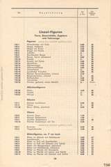 Lineol, Preisliste 1939/40 für die echten LINEOL-Soldaten, Fahrzeuge, Figuren und Tiere, Seite 18