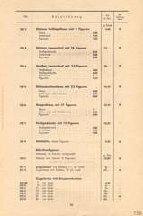 Lineol, Preisliste 1939/40 für die echten LINEOL-Soldaten, Fahrzeuge, Figuren und Tiere, Seite 21